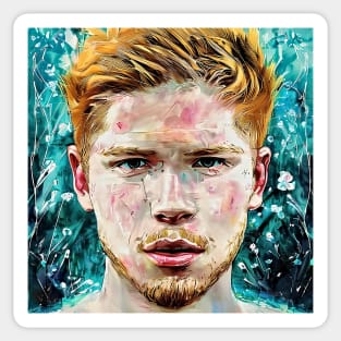 Face of Kevin De Bruyne Sticker